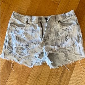 Jcrew acid washed shorts